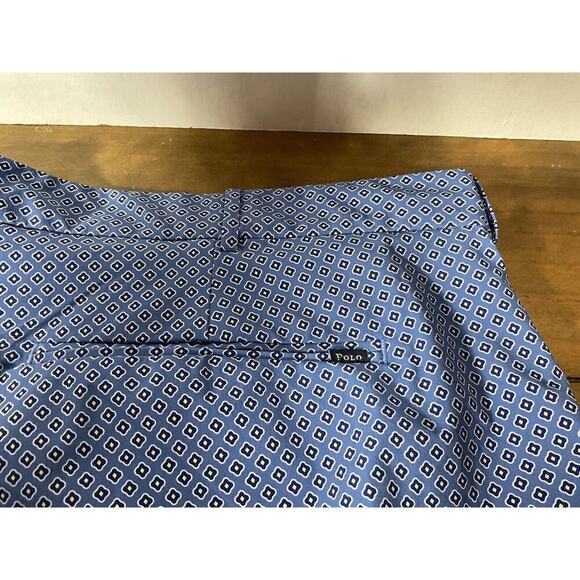 POLO RALPH LAUREN GOLF HYBRID SHORT 9" LINER BLUE AOP SIZE 40 - Picture 9 of 13